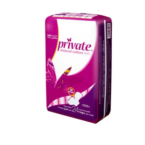 Private Sanitary Night Pads 24+6