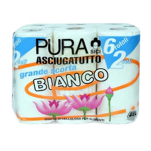 Pura Bianco Kitchen Roll 6 S