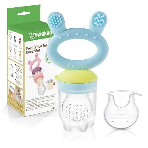 Haakaa Teether Feeder, Blue