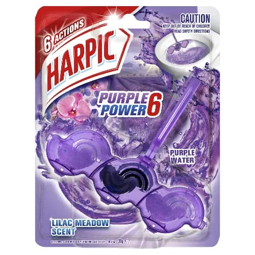 Harpic Lavender Power6 Orchid/Violet 39G