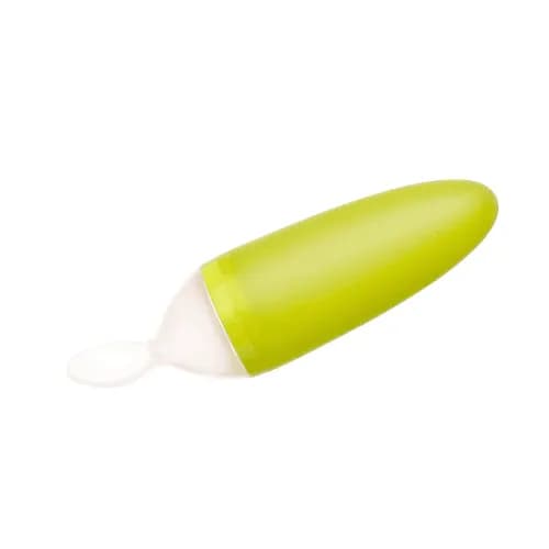 Boon -Squirt Silicone Baby Food Dispensing Spoon - Green