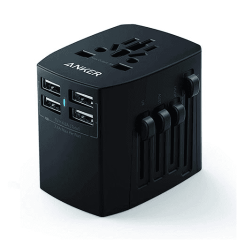 Anker [A2730H11] Universal Travel Adapter With 4 Usb Ports