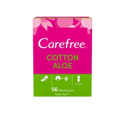 Carefree Cotton Aloe 56'S