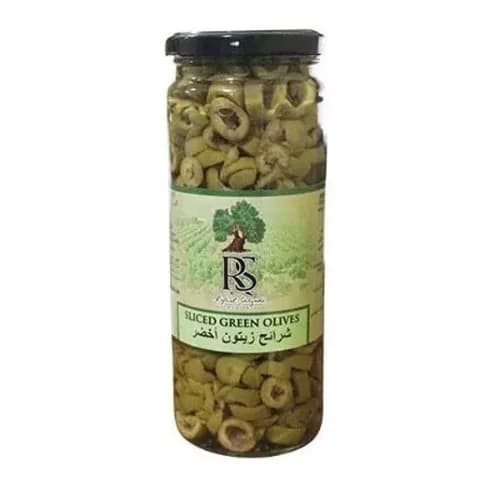 Rs Olives Green Sliced Jar 230 G