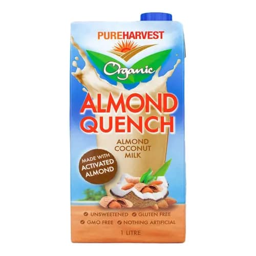 Pureharvest Organic Coco Quench Unsweetened Almond & Coconut Milk 1 L