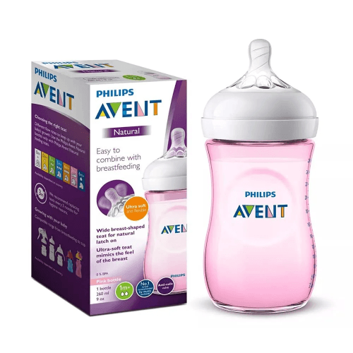 Philips Avent Natural 2.0 Feeding Bottle 260Ml X1 Pink