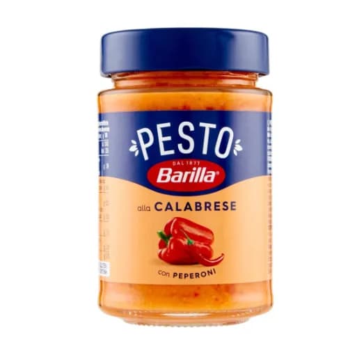 Barilla Pesto Calabrese Pasta Sauce With Chili Peppers & Italian Cheese 190G