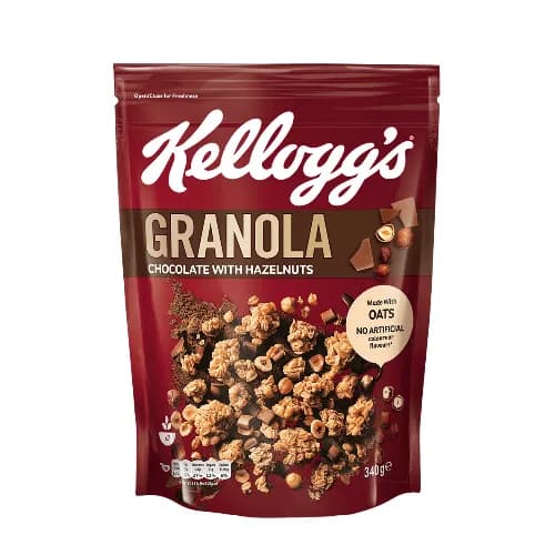 Kelloggs Granola Choc W/Hazelnut340G