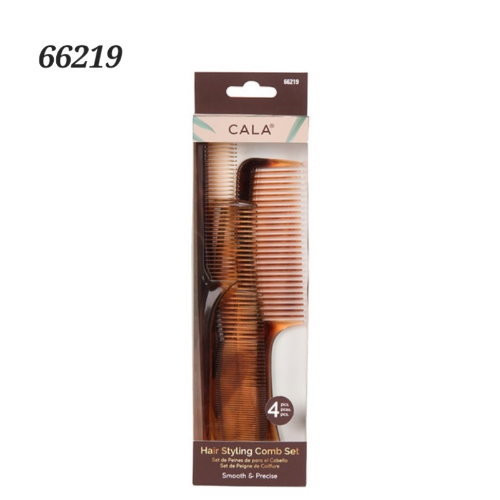 Cala Hair Styling Comb Set 4 Pcs