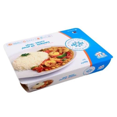 Saucy Shrimps With Veggies And Rice Frozen Meals 450G