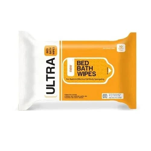 Ultra Bed Bath Wipes 10'S