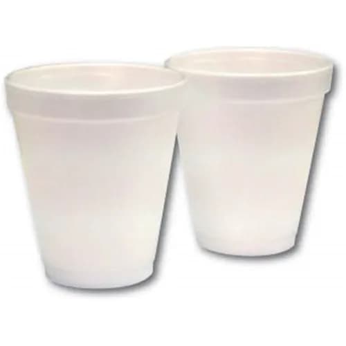 Fun Foam Tumbler 8Oz Designer White 25Pc