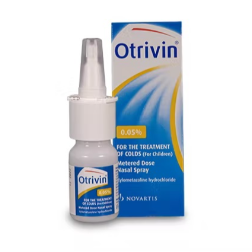 Otrivin 0.05% Metered Dose Nasal Spray Children 10Ml