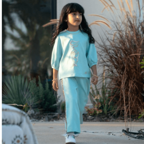 Tiffany blue Medkhan set 14Y -  Brush And Needle