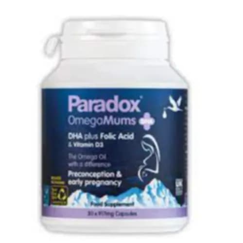 Paradox Omega Mums 1000Mg Cap 30