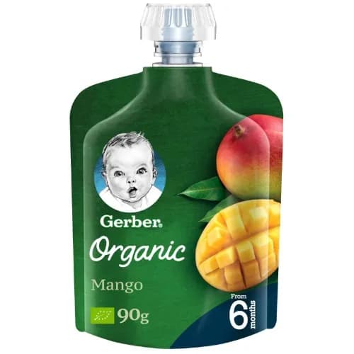 Gerber Organic Mango Puree 90G