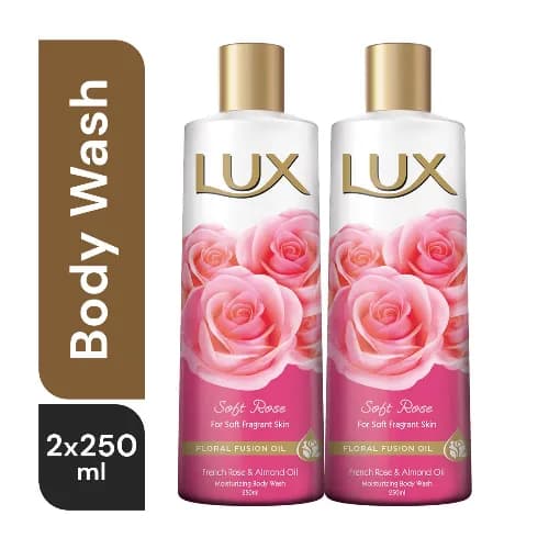 Lux Body Wash Soft Rose Sp 250Mlx2