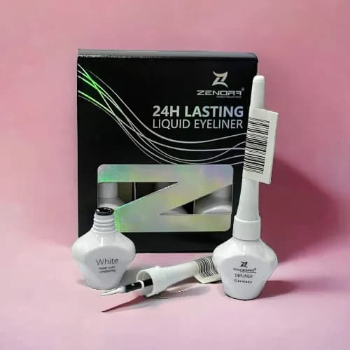 Zenora 24H Lasting Liquid Eyeliner - Pure White