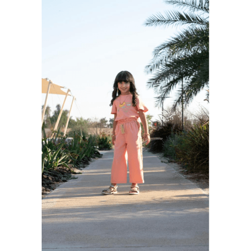 Peach Finjan Set 8Y -  Brush And Needle