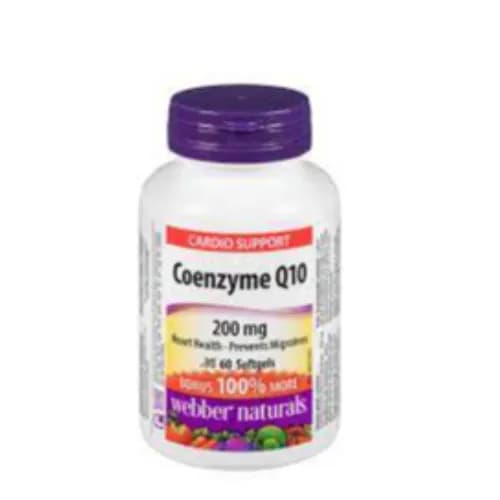 webber naturals Coenzyme Q10 200Mg Cap 60S