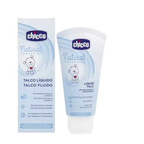 Chicco Natural Sensation Liquid Talc - 100 Ml