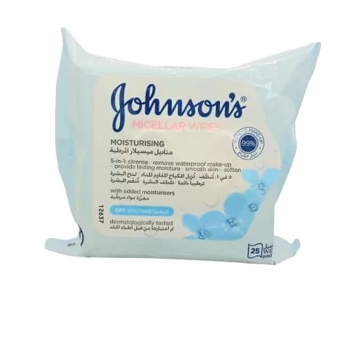 Johnson'S Micellar Wipes Moisturising 25'S