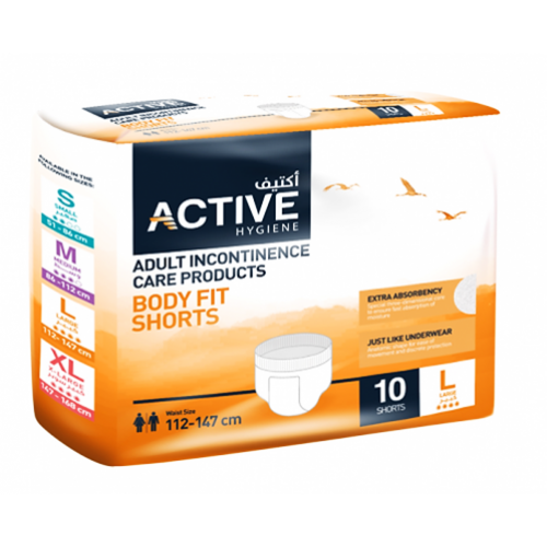 Active Adult Shorts L 10 Pieces