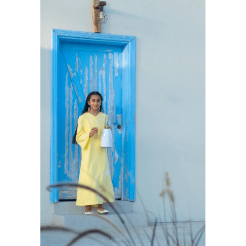  Yellow Dalla Jalabiya 4Y -  Brush And Needle