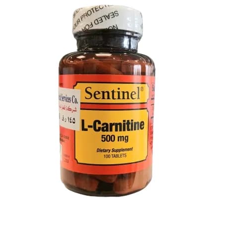 Sentinel L-Carnitine 500 Mg 100 Tablets