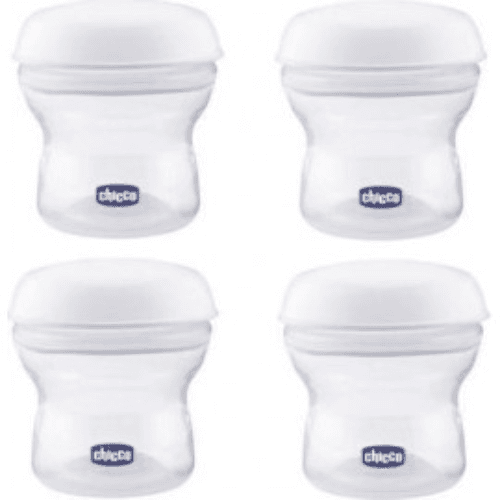Chicco Natural Feeling Milk Container - 4Pcs