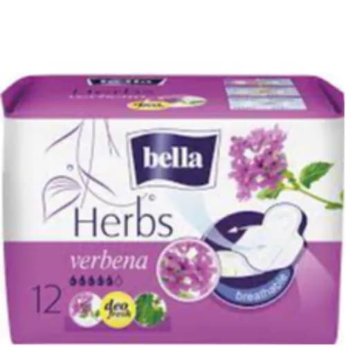 Bella Sanitary Pads Herbs Verbana 12