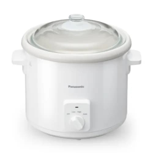Panasonic  Slow Cooker Nf-N51Awtz, 5.0 L With Heat Resistant Glass Lid 