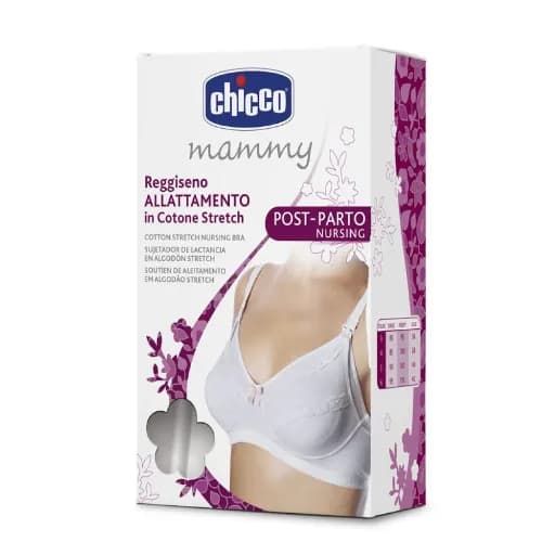 Chicco Nursing Bra In White - Cotton - 38C