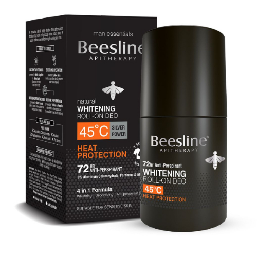 Beesline Whitening Roll On Deodorant 45C Silver Power Heat Protection