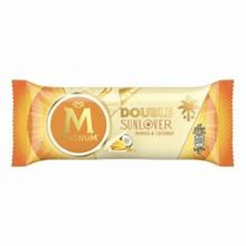 Magnum Double Sunlover Mango And Coconut Ice Cream 85Ml