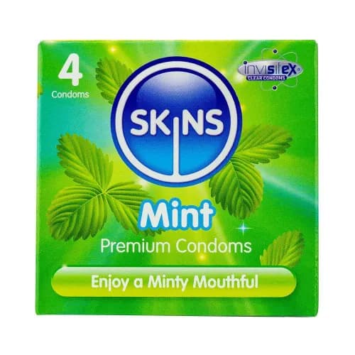 Skins Mint Condoms 4Pcs