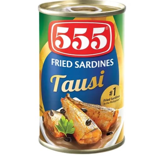 555 Fried Sardines W/ Tausi 155G