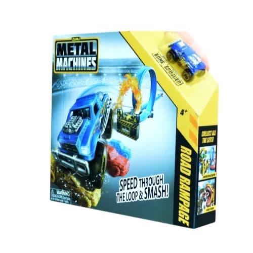 Zuru Metal Machines-Playset-Series 1 Roadrampage,Bulk,12Pcs,Noinner,Std Color