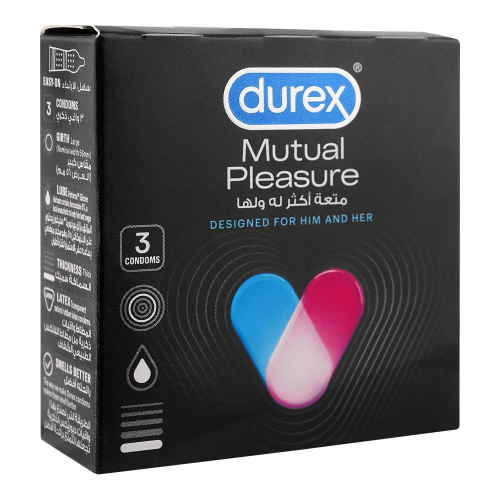 Durex Mutual Pleasure Condoms 3Pcs