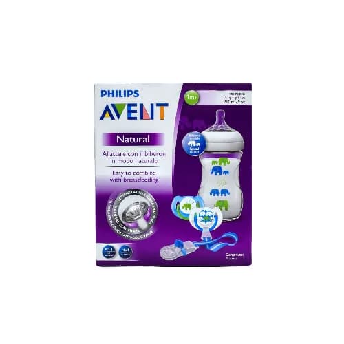 Philips Avent Nat F Bottle Green Set Scd627/01