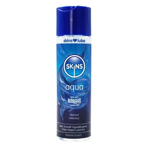 Skins Aqua Water Based Lubricant Transparent 130Ml