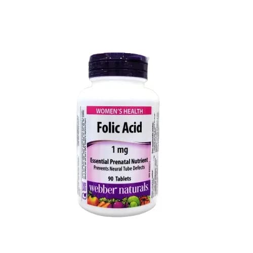 Wn Folic Acid 1Mg Tab 90'S