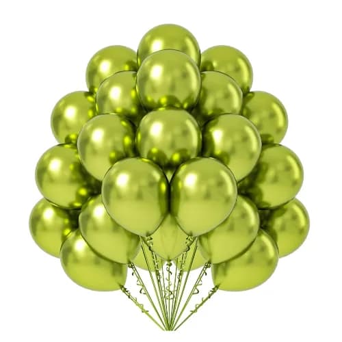 Lime Green Combo Helium Balloons