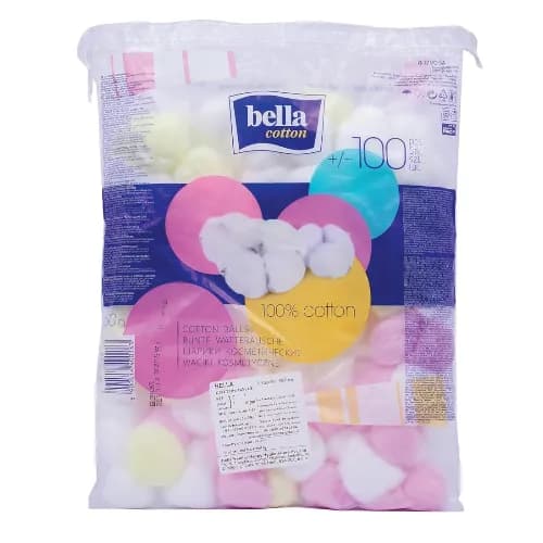 Bella Coloured Cotton Balls Colored 100S