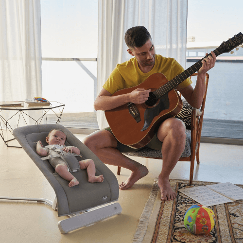 Chicco Rhythm'N'Sound Baby Bouncer - Sand