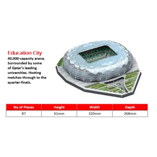 3D Stadium Puzzle Education City Stadium