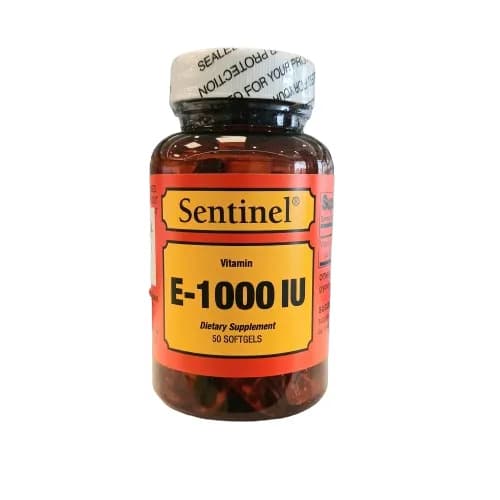 Sentinel E-1000 Iu 50 Softgels