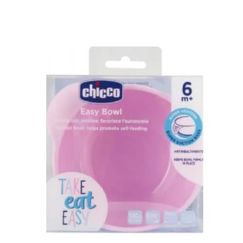 Chicco Easy Menu Silicone Plate With Suction Cup - Blue