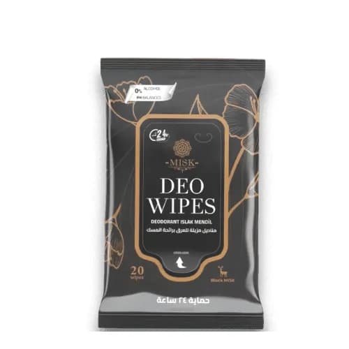 Misk Deo Wipes With Misk 20 Wipes