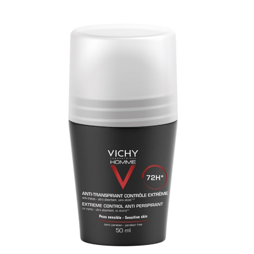 Vichy Homme 72Hr Antiperspirant Deodorant Extreme Control Roll-On 50Ml